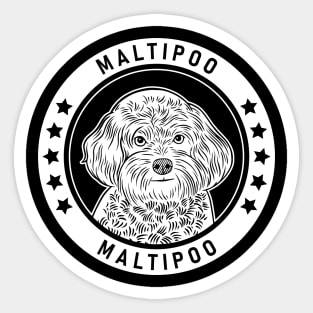 Maltipoo Fan Gift Sticker